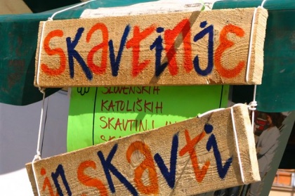 Predstavitve skavtov na različnih dogodkih - Festival prostovoljstva, Stična mladih, Študentska arena ...