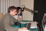 ljudje, radio, studio