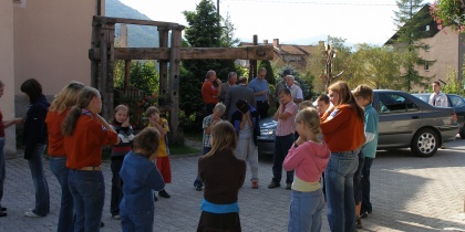 Sodelovanje pri maši ter uvodno srečanje veje VV