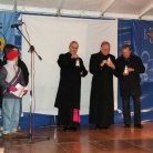 Koperski škof Metod Pirih, goriški nadškof Dino de Antoni in podžupan Nove Gorice Tomaž Vuga