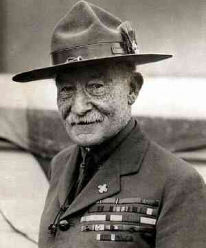 Ustanovitelj skavtov, sir Baden Powell