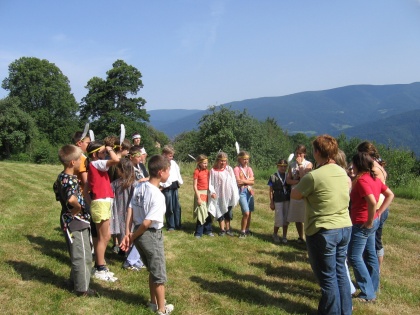 Indijanci v posvetu s Kavbojci