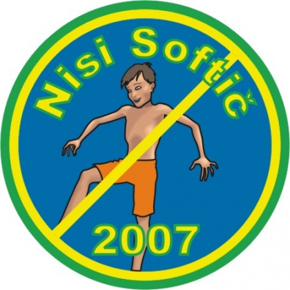 Našitek izziva za IV z naslovom "Nisi Softič"