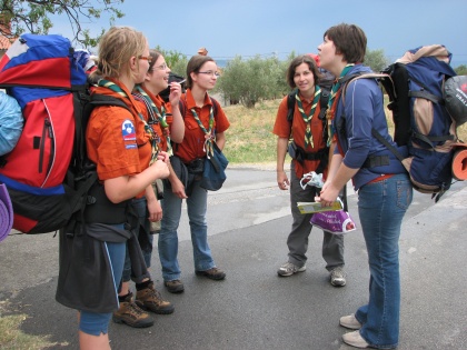 Slike s potovalnega tabora klana Postojna 1 - avgust 2007