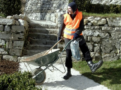 Na snemanju smo imeli tudi čisto pravega smetarja