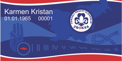 ČLANSKA IZKAZNICA sprednja stran