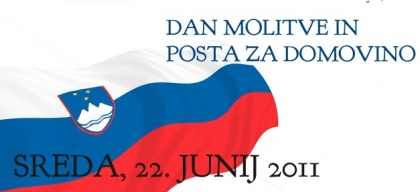Skavtinje in skavti ljubimo Boga in svojo domovino ("Skavt je zvest Bogu in domovini."). Odrasli skavti in skavtinje bomo kot prvi zmolili molitveno uro za domovino v sklopu 'Dneva molitve in posta za domovino'. Povabljeni v torek, 21.junija 2011 ob 18h v Marijino kapelo v svetišču Svetega Jožefa v Ljubljani.