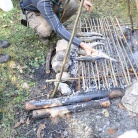 Pečenje rib na ognju