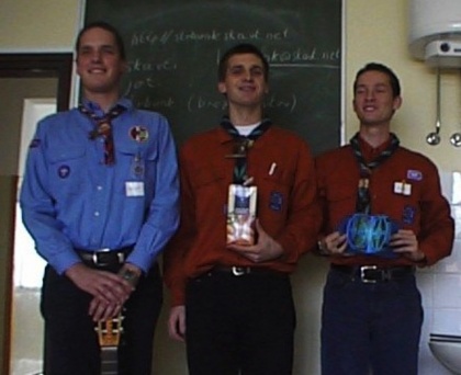 Gašper Furman, Matej Golob, Anžej Bečan (od leve proti desni)