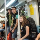 na metroju. :)