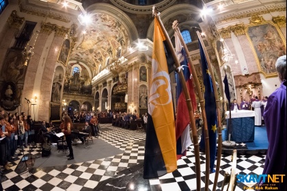 31.3.2015 smo 25-letnico ZSKSS obeležili s slovesno sveto mašo v ljubljanski stolnici.