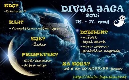 Divja jaga 2015 - vabilo