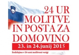 24 ur molitve in posta za domovino