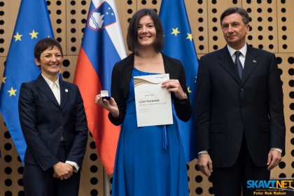 Lucija Tolar prejemnica zlatega MEPI priznanja