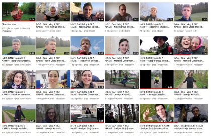 Vlogi z izziv na temo gibanja